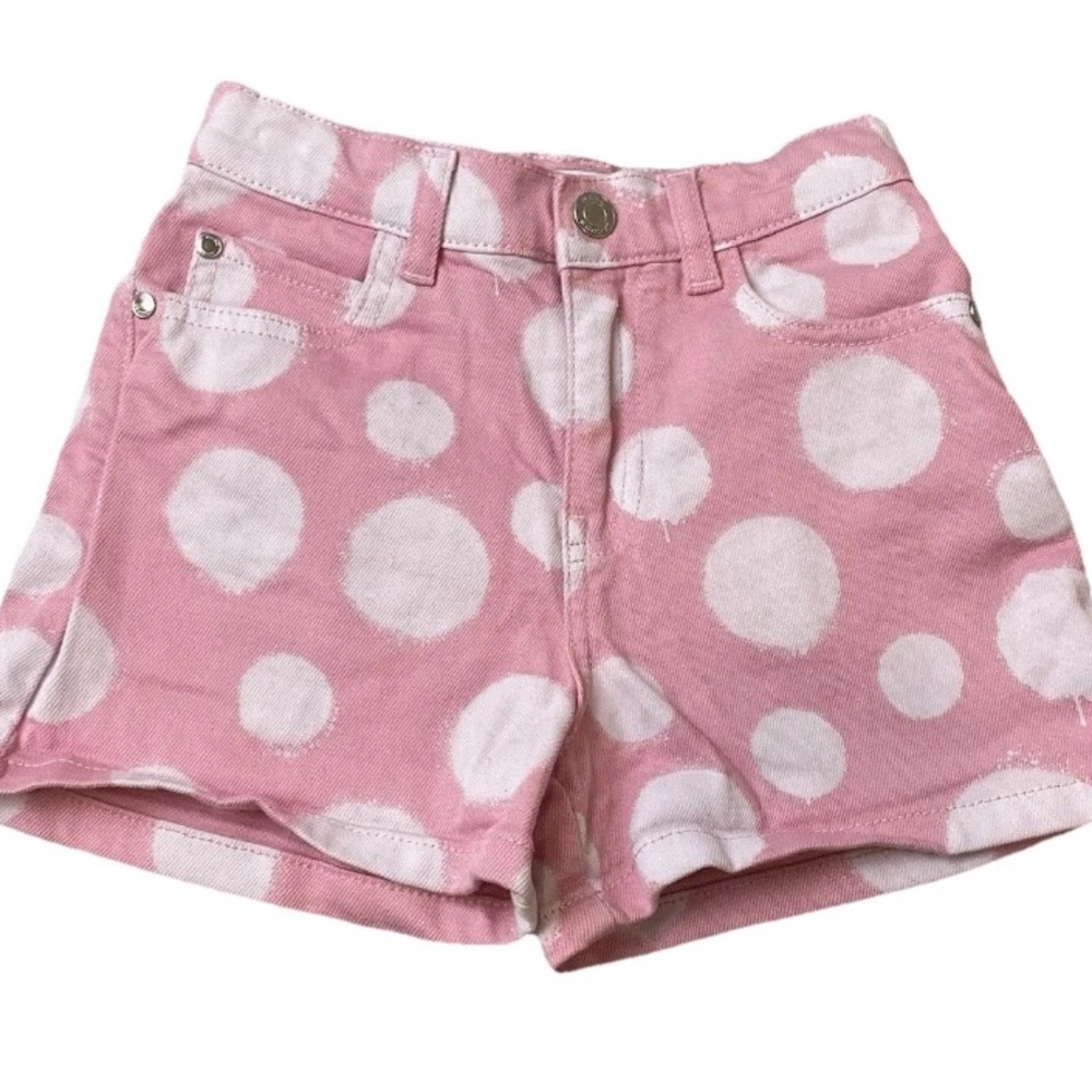 Marc Jacobs Polka-Dot Print Shorts Girls Size 8 Pink Preppy Coquette Girly